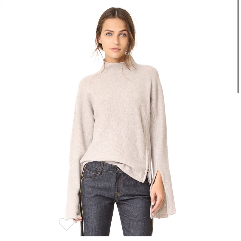 Chic Derek Lam Mock Turtleneck Sweater - Picture 1 of 8